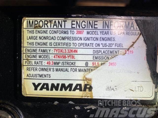 Yanmar 4TNV98-YTBL Motori za građevinarstvo