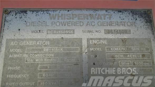 MultiQuip WHISPERWATT DCA150SSK Dizel generatori