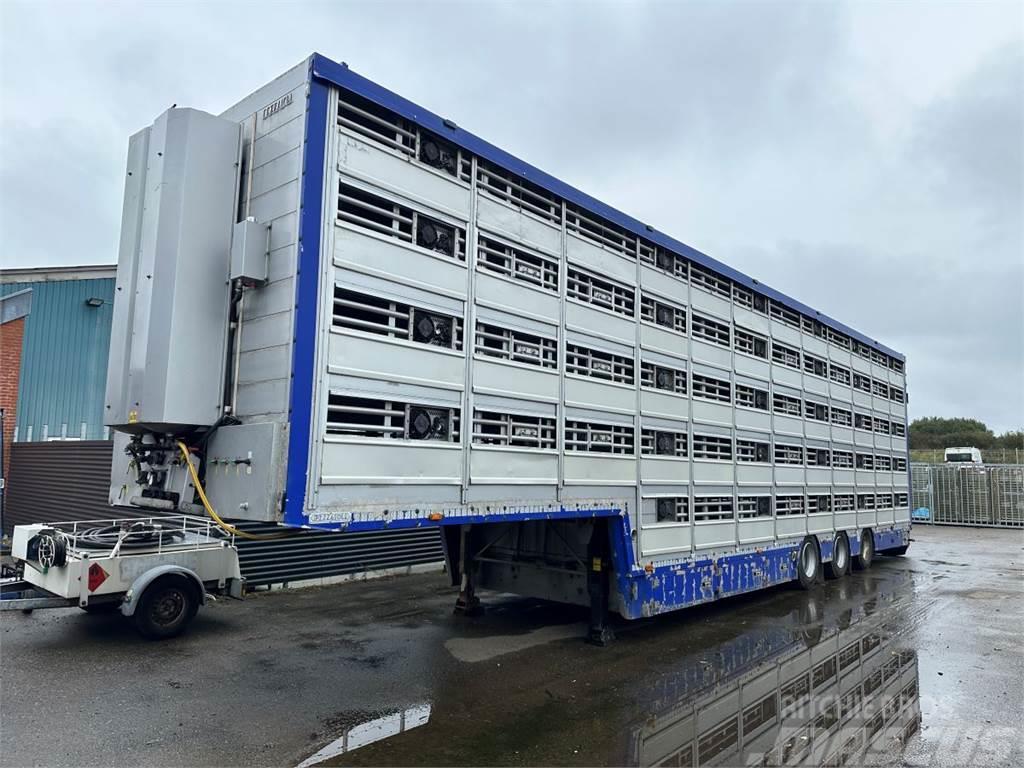 Pezzaioli 5-stock Grise trailer 5-stock Poluprikolice za prevoz stoke