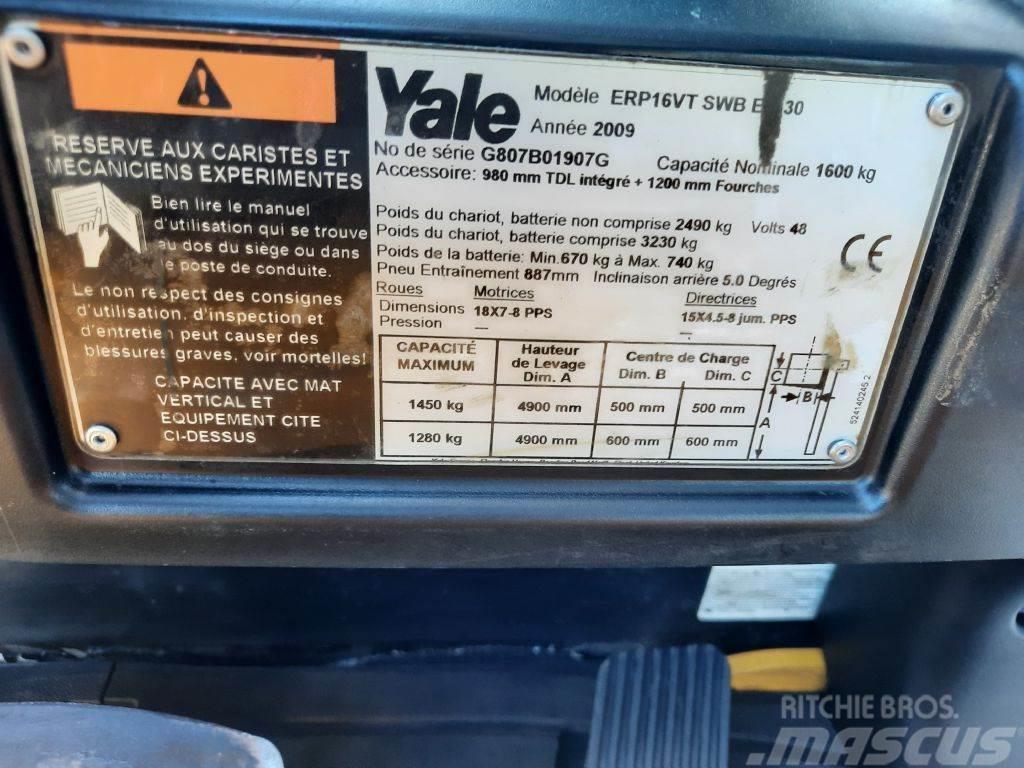 Yale ERP 16 VT Batterie NEU Električni viljuškari
