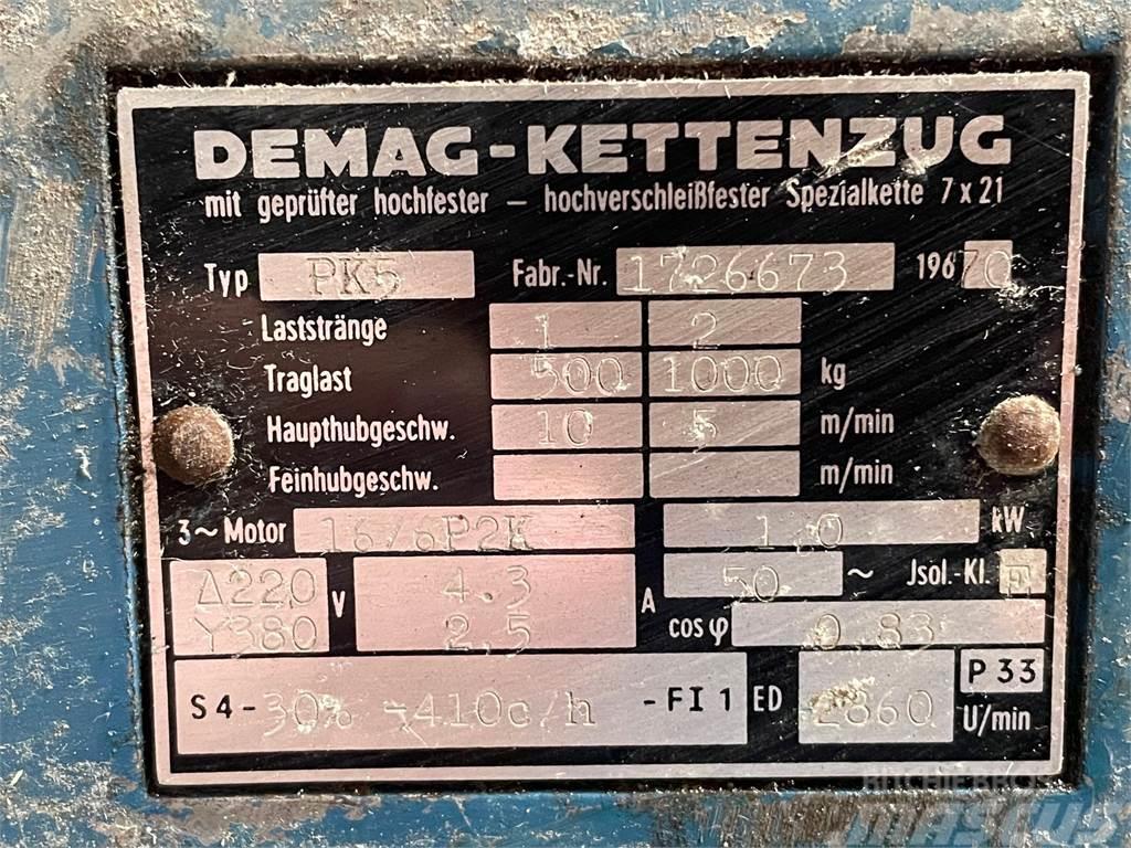 Demag type PK5 el-kædetalje - 1 ton Delovi i oprema za kran