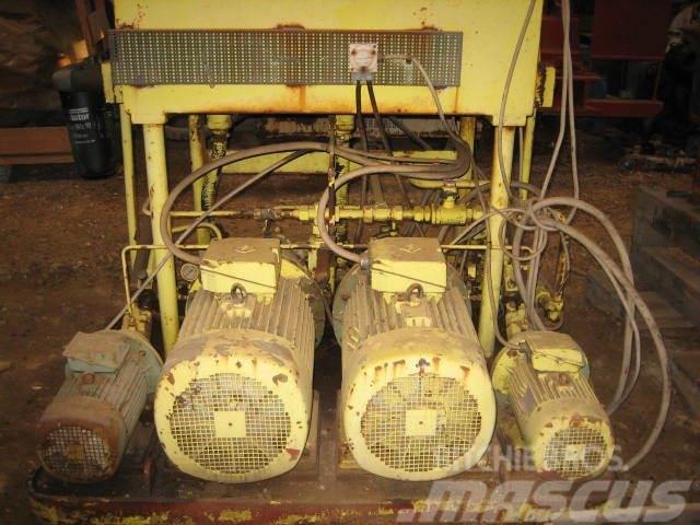  Hyd powerpac m/pumpe - 2x7,5 kw og 2x40 kw Dizel generatori