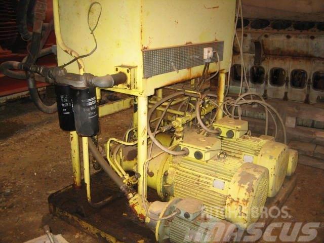  Hyd powerpac m/pumpe - 2x7,5 kw og 2x40 kw Dizel generatori