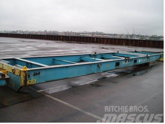 Mafi trailer - 40 ft./60 ton - 1 stk Poluprikolice labudice