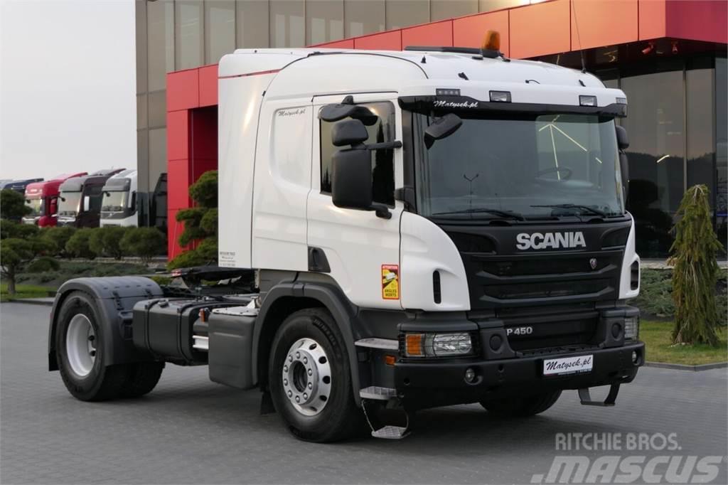 Scania P 450 / RETARDER / HYDRAULIKA / NISKA KABINA / WAG Tegljači