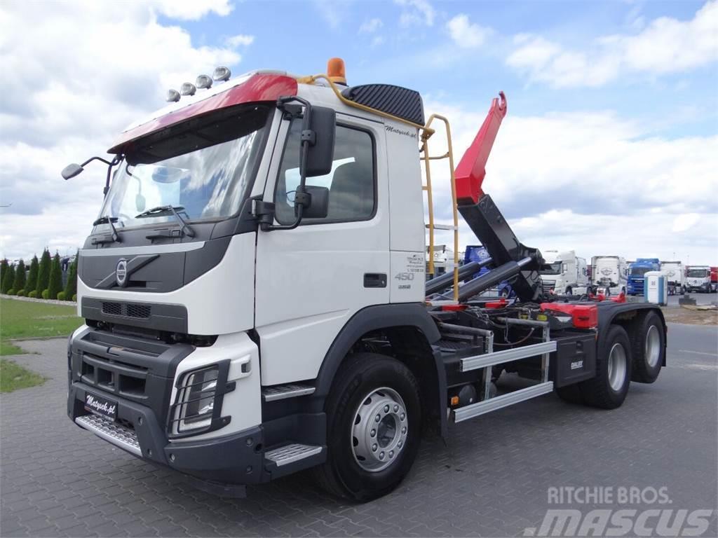 Volvo FMX 450 Rol kiper kamioni sa kukom za podizanje tereta