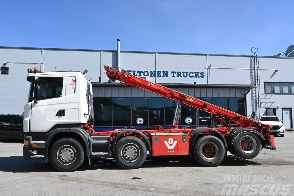 Scania R500 8x2 Multilift vaijeri Kamioni za podizanje kablova