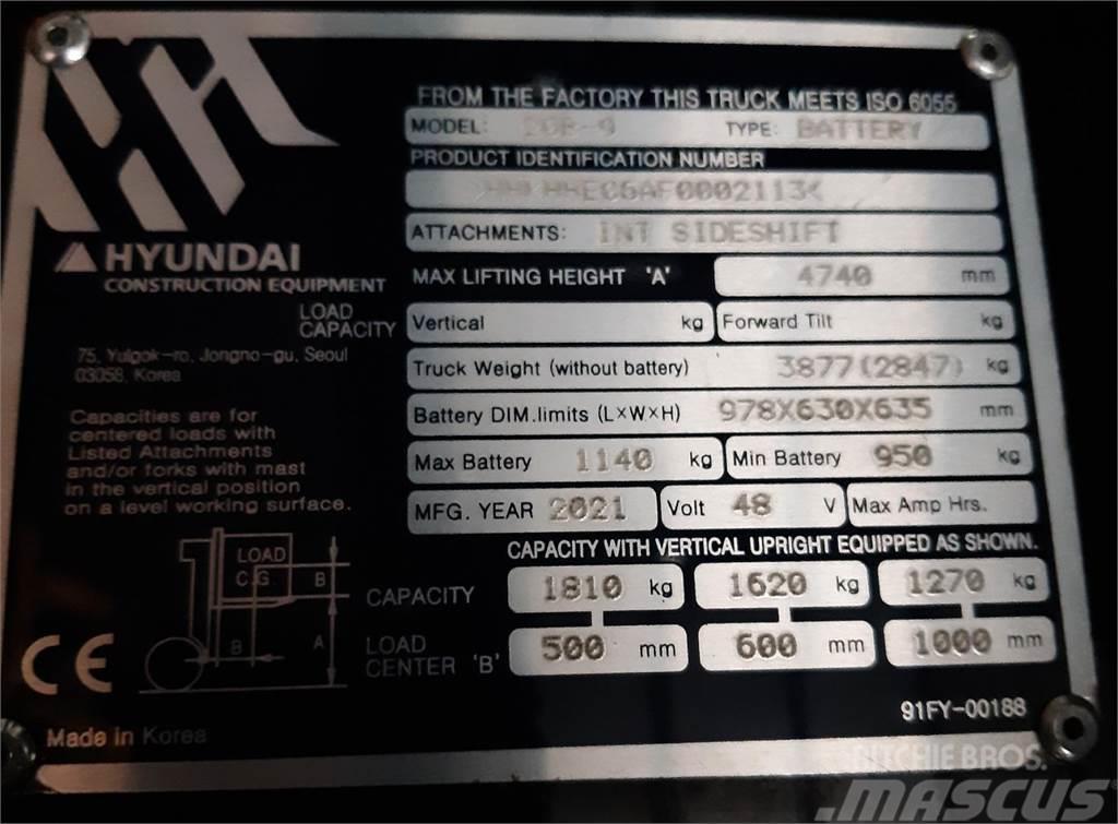 Hyundai 20B-9 TS470 Električni viljuškari