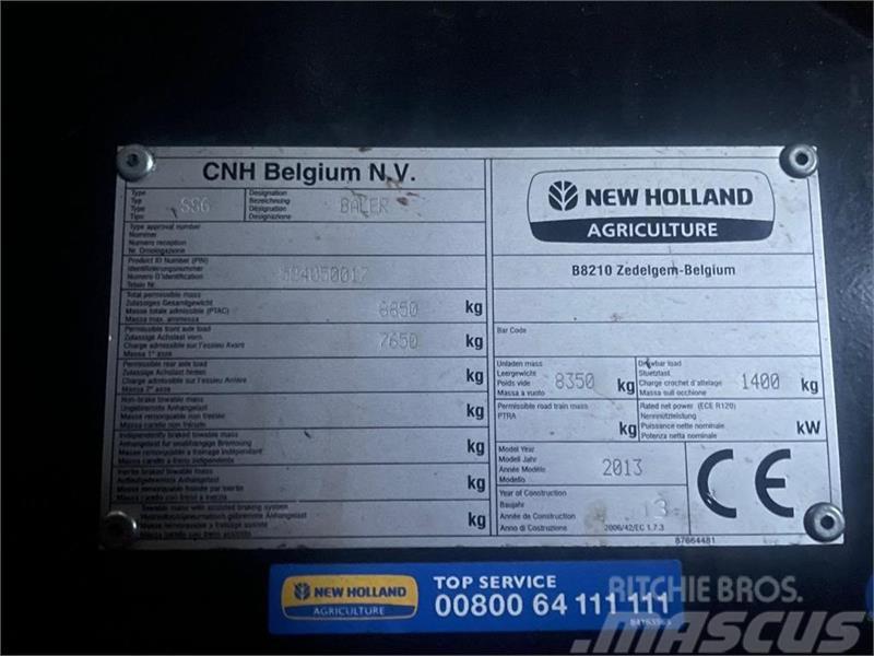 New Holland BB 1290 RC Prese/balirke za četvrtaste bale