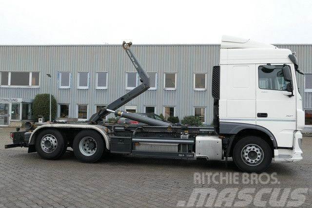 DAF XF 480 6x2, Meiller RS 21.70, Lenk-Lift-Achse Rol kiper kamioni sa kukom za podizanje tereta
