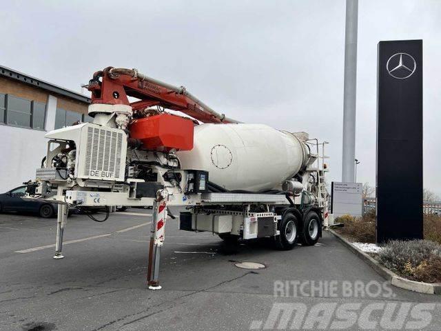  De Buf Beton-Mischer 9m³/Sermac 28m Betonpumpe Kamioni mešalice za beton