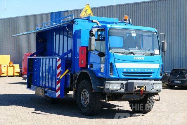 Iveco 140E24 4x4, Allrad, Einzel-Bereifung, Seilwinde Sanduk kamioni