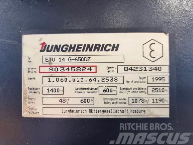 Jungheinrich ETV 14 - 6.2M HUBHÖHE - 5.083 STD. Viljuškari sa pomičnim stupom