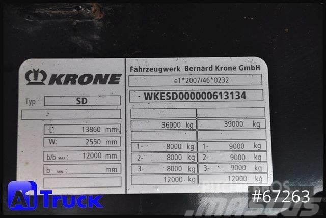 Krone SDK 27, Koffer, 1 Vorbesitzer, TÜV 08/2024 Sanduk poluprikolice