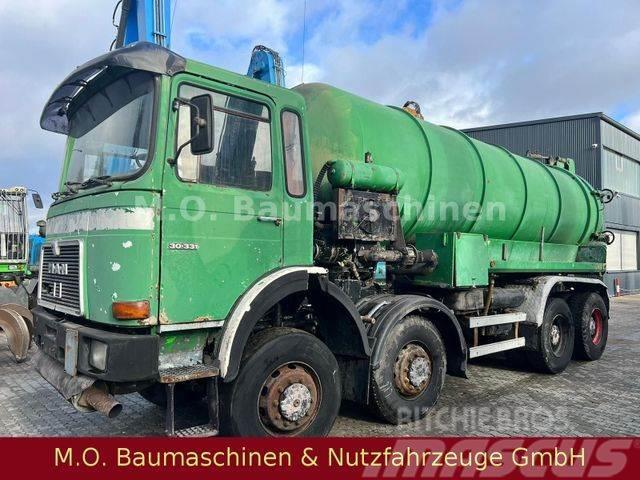 MAN 30.331 Saug u. Spühlwagen/8x4/Haller 16.000 L / Kombi vozila/ vakum kamioni
