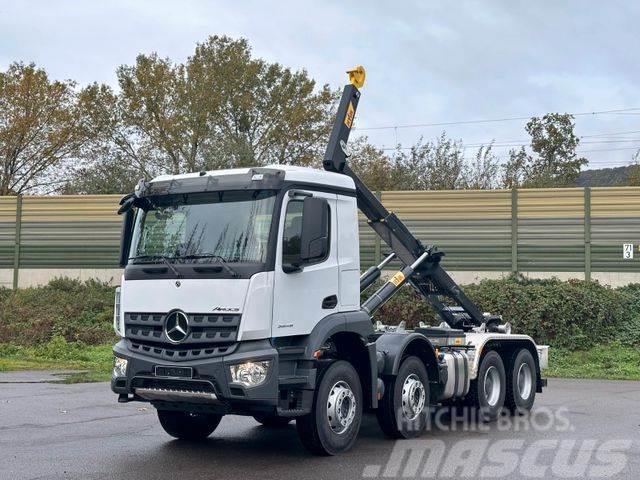 Mercedes-Benz 3546 8x4 Hyva Euro6e Rol kiper kamioni sa kukom za podizanje tereta