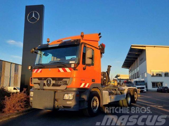 Mercedes-Benz Actros 2541 L 6x2 Kran Hiab 111 B-3 Funk Winter Rol kiper kamioni sa kukom za podizanje tereta