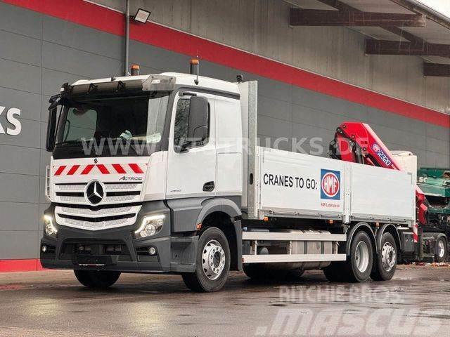 Mercedes-Benz Actros 2545 6x2 Lift-Lenk + HMF2320 Ladekran Kamioni sa otvorenim sandukom