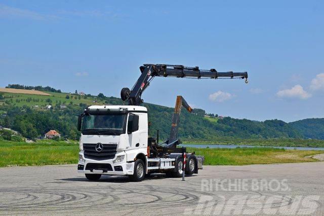 Mercedes-Benz Actros 2545 * HIAB 244 EP-5HIPRO/FUNK * TOP Rol kiper kamioni sa kukom za podizanje tereta