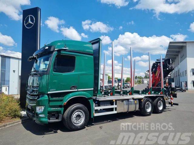 Mercedes-Benz Arocs 2651 L 6x4 + Kran: Epsilon M12Z91 Kamioni za drva Šticari
