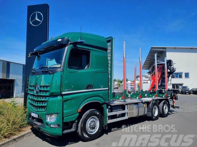 Mercedes-Benz Arocs 2751 L 6x2 (6x4) HAD + Kran: Epsilon M12Z Kamioni za drva Šticari