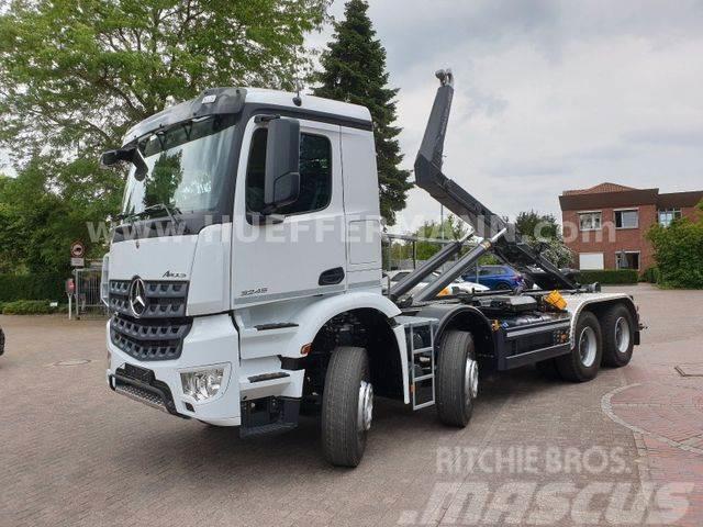 Mercedes-Benz Arocs 3245 8x4 MEILLER RS 26.65 Abrollkipper Rol kiper kamioni sa kukom za podizanje tereta