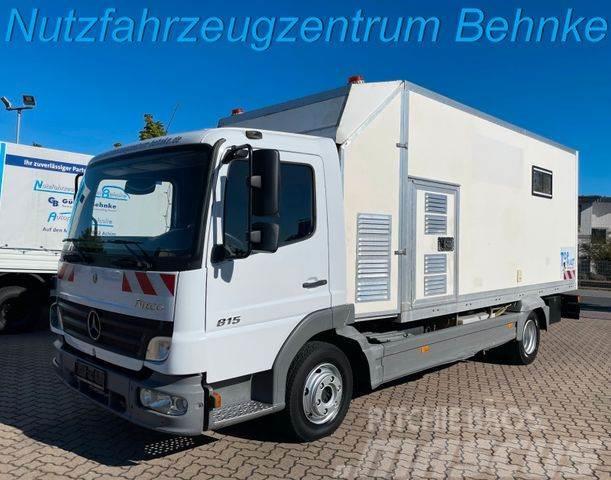 Mercedes-Benz Atego 815 BB/ Koffer/ Kompressor/ Notstrom/ AHK Kombi vozila/ vakum kamioni