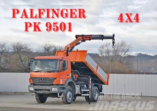 Mercedes-Benz AXOR 1829 * KIPPER 3,80 m + KRAN / FUNK * 4x4 Kamioni sa kranom
