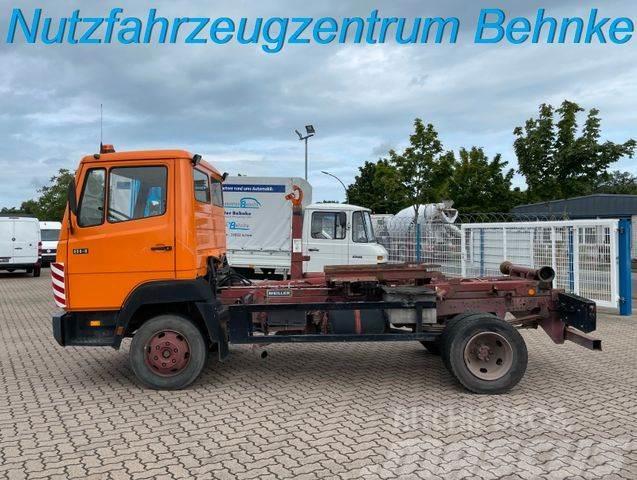 Mercedes-Benz LK 814 BB Meiller Abroller / AHK / 6 Zyl. Rol kiper kamioni sa kukom za podizanje tereta