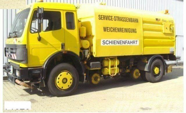 Mercedes-Benz SK 1820 4x2 Schienenreinigungs Kehrmaschine RAIL Polovni kamioni za čišćenje