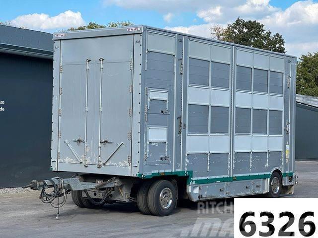 Pezzaioli RBA 21 3.Stock Anhänger mit Aggregat &amp; Hubdach Prikolice za prevoz životinja