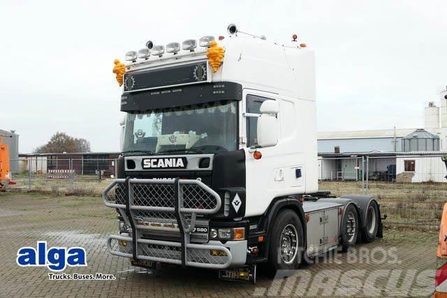 Scania R 164 6x2, V8, Hydraulik, ADR, Klima,Lampenbügel Tegljači