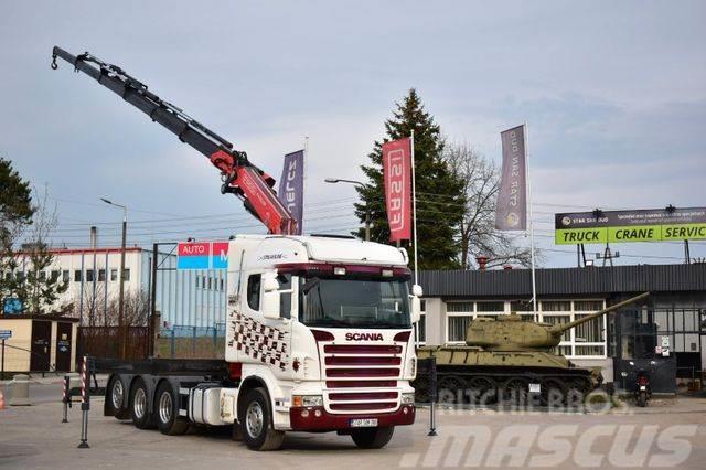 Scania R 480 8x4 FASSI 455 EURO 5 KRAN CRAN . Kamioni sa kranom