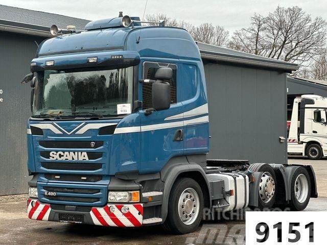 Scania R490 6x2 Lenk-/Lift Euro6 Schwerlast-SZM Tegljači