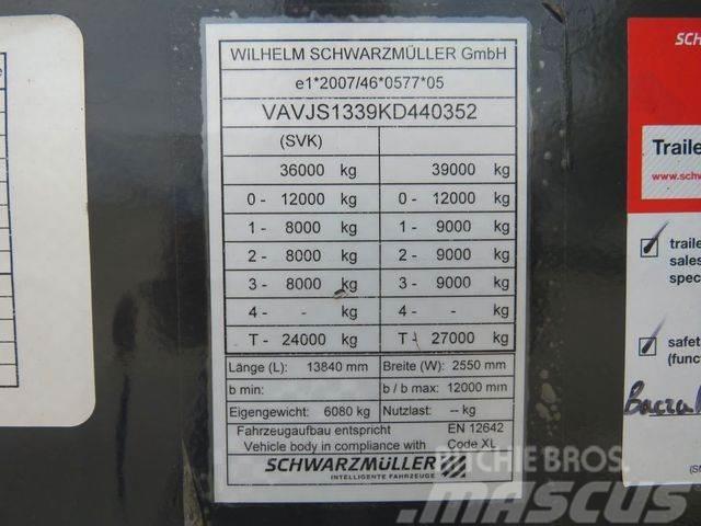 Schwarzmüller S 1*J-Serie*Standart*Lift Achse*XL Code* Poluprikolice sa ciradom