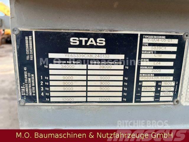 Stas S339CX / 3 Achser / Luft / Plane / Kiper poluprikolice