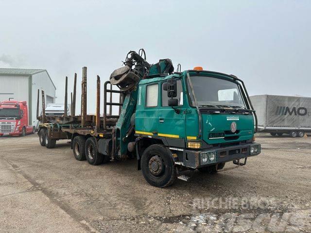 Tatra T 815 woodtransporter 6x6, crane+WILD 789+101 Kamioni za drva Šticari
