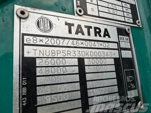 Tatra woodtransporter 6x6, crane + R.CH trailer vin343 Polovne dizalice za sve terene