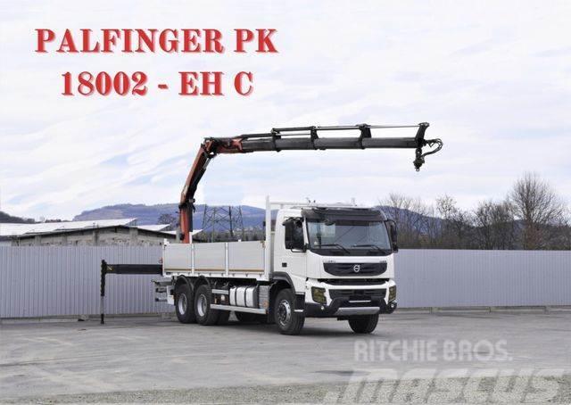 Volvo FMX 380 PRITSCHE 6,50m *PK 18002-EH C+FUNK/6x4 Kamioni sa kranom