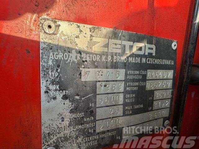Zetor 7245 4x4 + snow blower vin 407 Traktori