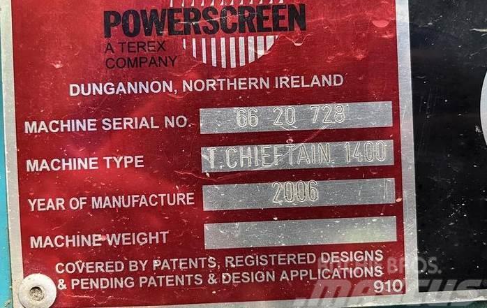 Powerscreen Chieftain 1400 Sita