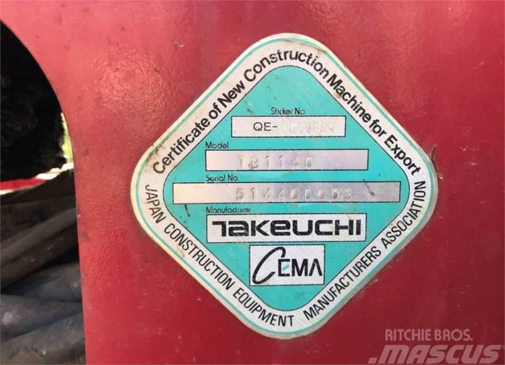 Takeuchi TB1140 Mini bageri < 7t