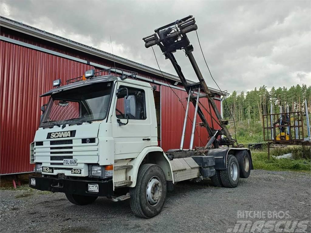 Scania 113H myydään katsastettuna Kamioni za podizanje kablova
