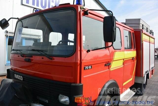 Iveco 75E16 A Mannschaft- Feuerwehr Löschpumpe SERVO Sanduk kamioni