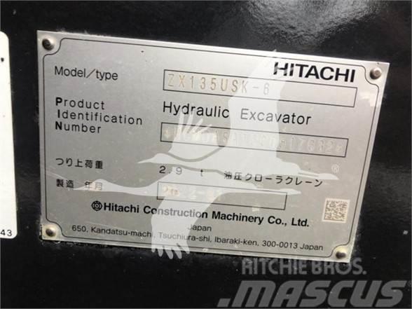 Hitachi ZX135USK-6 Bageri guseničari