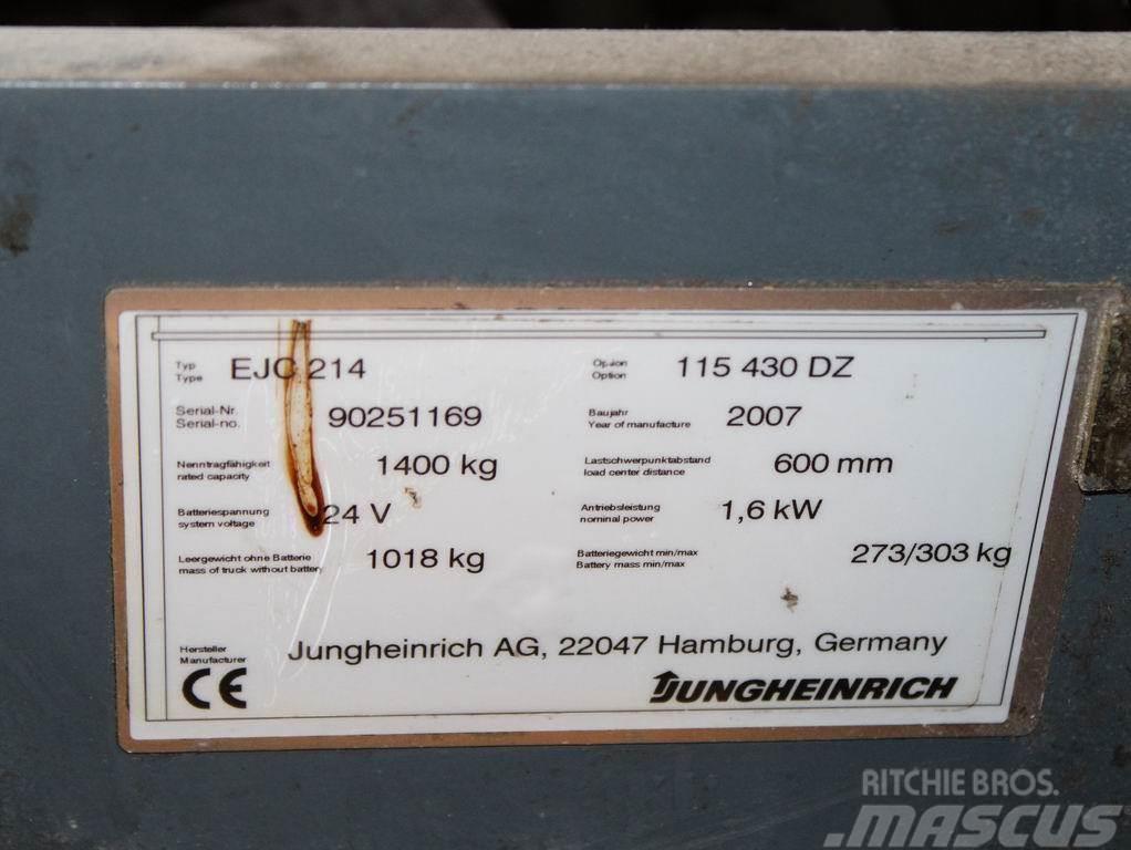 Jungheinrich EJC 214 115-430DZ Ručni električni viljuškar