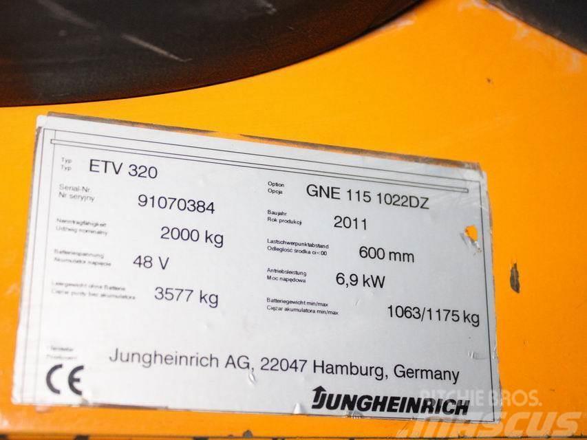 Jungheinrich ETV 320 GNE115-1052DZ Viljuškari sa pomičnim stupom