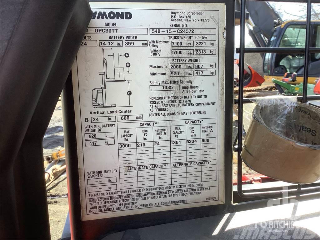 Raymond 540-OPC30TT Električni viljuškari