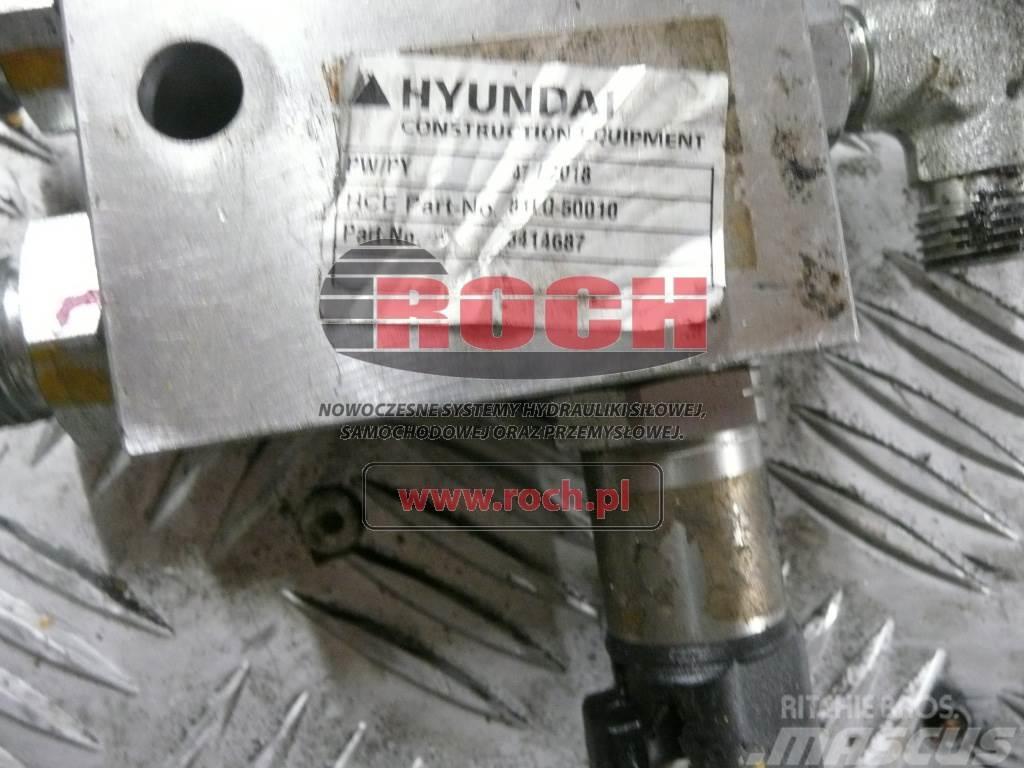 Hyundai 81LQ-50010 3414687 3414686 + 3036401 24VDC 30OHM - Hidraulika