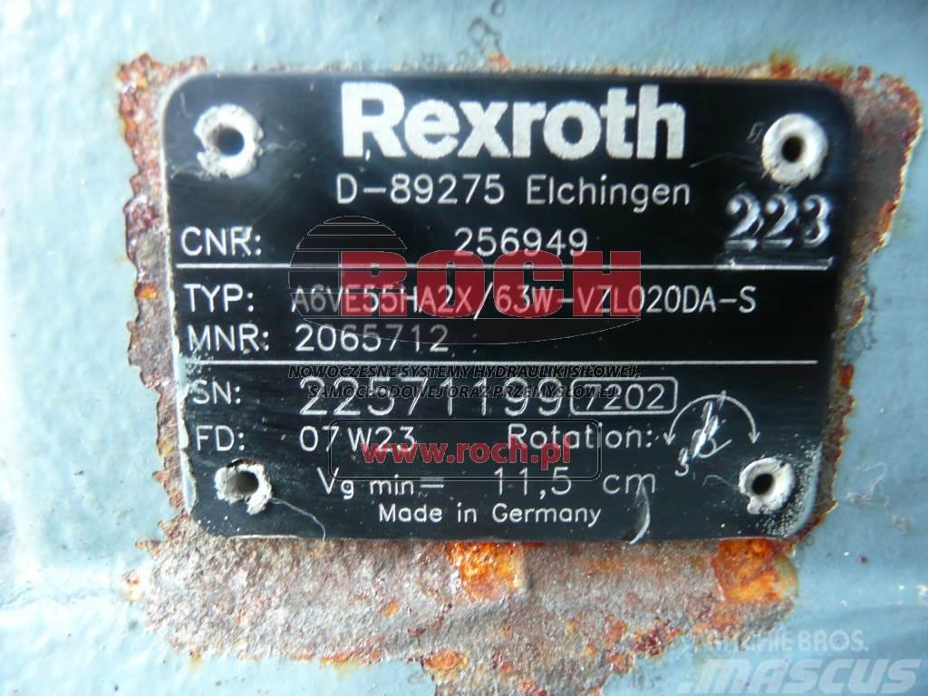 Rexroth A6VE55HA2X/63W-VZL020DA-S 2065712 256949 Motori za građevinarstvo
